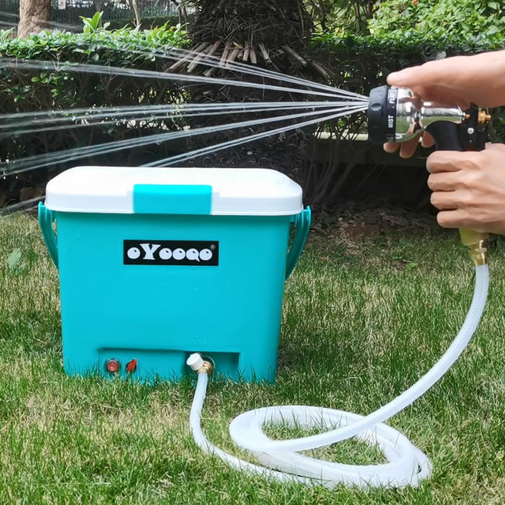 OYOOQO 5 Gallon Portable Shower,Rinse kit,Portable Shower ,Portable Electric Shower,Outdoor Shower