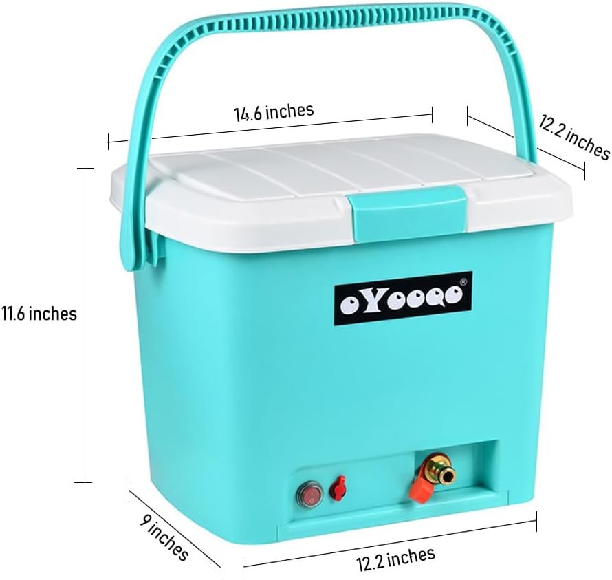 OYOOQO 5 Gallon Portable Shower,Rinse kit,Portable Shower ,Portable Electric Shower,Outdoor Shower